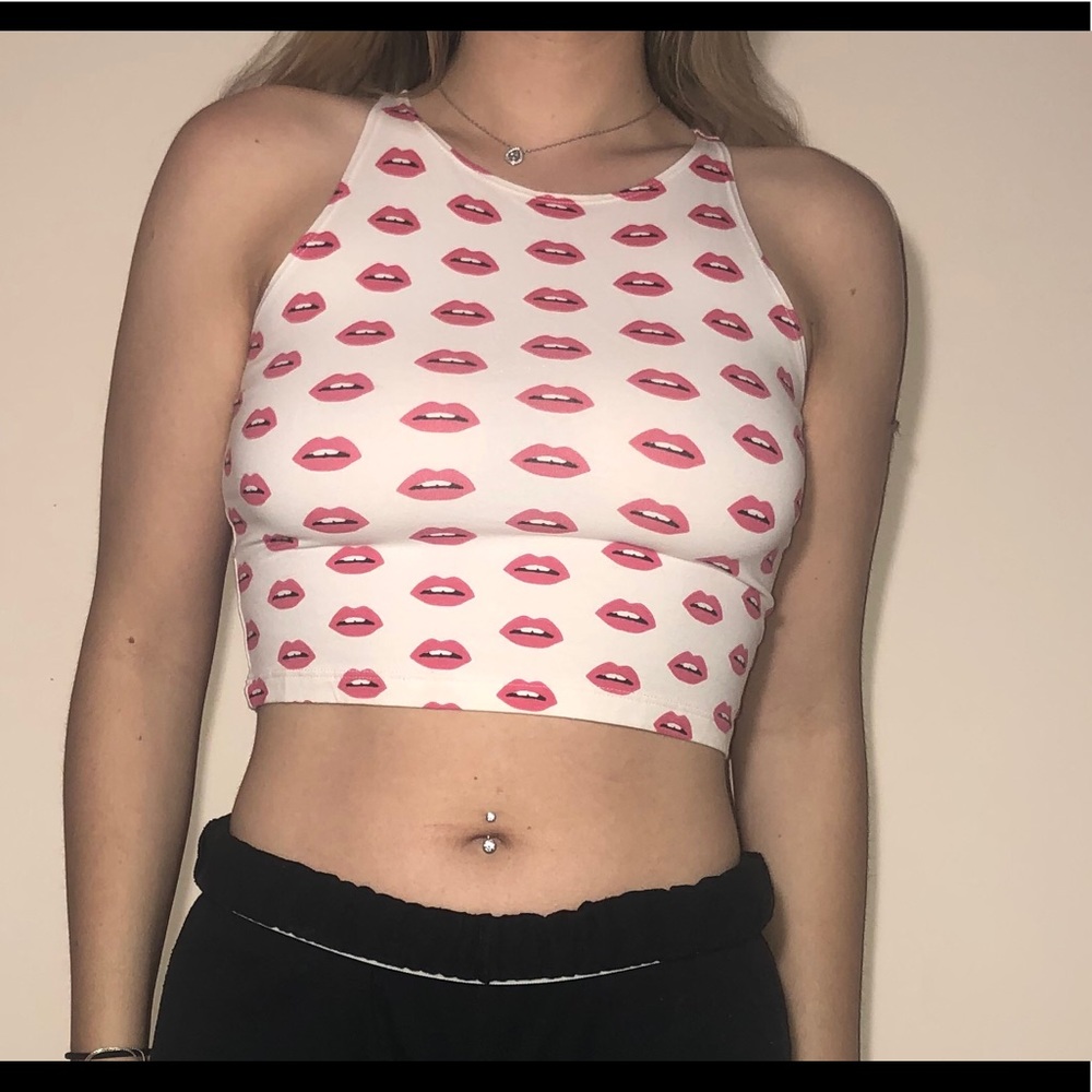 American Apparel crop tank top